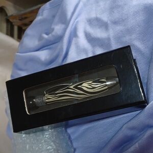 MICHAEL'S SPECIAL OCCASION PEN in a beautiful black and white striped design